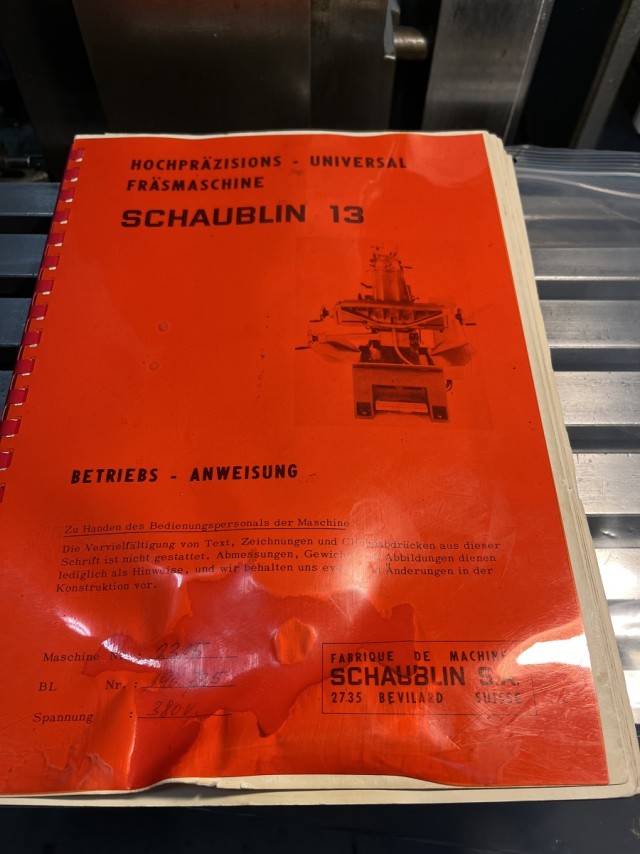 Schaublin 13 - 10